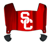 USC Trojans Mini Football Helmet Visor Shield w/ Clips - PICK VISOR & LOGO COLOR