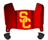 USC Trojans Mini Football Helmet Visor Shield w/ Clips - PICK VISOR & LOGO COLOR
