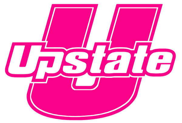 USC Upstate Spartans Hot Pink Team Logo Premium DieCut Vinyl Decal PICK SIZE