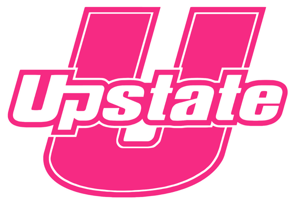 USC Upstate Spartans HOT PINK Team Logo Premium DieCut Vinyl Decal PICK SIZE