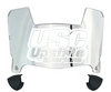 USC Upstate Spartans Mini Football Helmet Visor Shield w/ Clips - PICK VISOR & LOGO COLOR