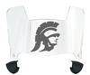 USC Trojans Mini Football Helmet Visor Shield w/ Clips - PICK VISOR & LOGO COLOR