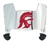 USC Trojans Mini Football Helmet Visor Shield w/ Clips - PICK VISOR & LOGO COLOR