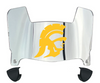 USC Trojans Mini Football Helmet Visor Shield w/ Clips - PICK VISOR & LOGO COLOR
