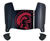 USC Trojans Mini Football Helmet Visor Shield w/ Clips - PICK VISOR & LOGO COLOR