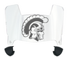 USC Trojans Mini Football Helmet Visor Shield w/ Clips - PICK VISOR & LOGO COLOR
