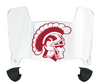 USC Trojans Mini Football Helmet Visor Shield w/ Clips - PICK VISOR & LOGO COLOR