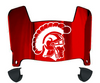 USC Trojans Mini Football Helmet Visor Shield w/ Clips - PICK VISOR & LOGO COLOR
