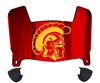 USC Trojans Mini Football Helmet Visor Shield w/ Clips - PICK VISOR & LOGO COLOR
