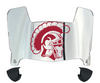USC Trojans Mini Football Helmet Visor Shield w/ Clips - PICK VISOR & LOGO COLOR