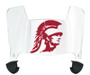 USC Trojans Mini Football Helmet Visor Shield w/ Clips - PICK VISOR & LOGO COLOR