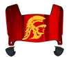 USC Trojans Mini Football Helmet Visor Shield w/ Clips - PICK VISOR & LOGO COLOR