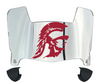 USC Trojans Mini Football Helmet Visor Shield w/ Clips - PICK VISOR & LOGO COLOR