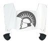 USC Upstate Spartans Mini Football Helmet Visor Shield w/ Clips - PICK VISOR & LOGO COLOR