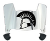USC Upstate Spartans Mini Football Helmet Visor Shield w/ Clips - PICK VISOR & LOGO COLOR