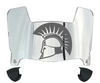 USC Upstate Spartans Mini Football Helmet Visor Shield w/ Clips - PICK VISOR & LOGO COLOR