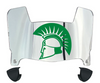 USC Upstate Spartans Mini Football Helmet Visor Shield w/ Clips - PICK VISOR & LOGO COLOR