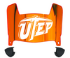 UTEP Miners Mini Football Helmet Visor Shield w/ Clips - PICK VISOR & LOGO COLOR