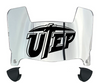 UTEP Miners Mini Football Helmet Visor Shield w/ Clips - PICK VISOR & LOGO COLOR
