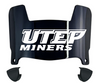 UTEP Miners Mini Football Helmet Visor Shield w/ Clips - PICK VISOR & LOGO COLOR