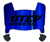 UTEP Miners Mini Football Helmet Visor Shield w/ Clips - PICK VISOR & LOGO COLOR