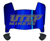 UTEP Miners Mini Football Helmet Visor Shield w/ Clips - PICK VISOR & LOGO COLOR
