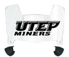 UTEP Miners Mini Football Helmet Visor Shield w/ Clips - PICK VISOR & LOGO COLOR
