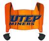 UTEP Miners Mini Football Helmet Visor Shield w/ Clips - PICK VISOR & LOGO COLOR