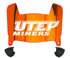 UTEP Miners Mini Football Helmet Visor Shield w/ Clips - PICK VISOR & LOGO COLOR
