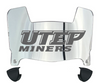 UTEP Miners Mini Football Helmet Visor Shield w/ Clips - PICK VISOR & LOGO COLOR