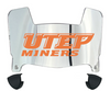 UTEP Miners Mini Football Helmet Visor Shield w/ Clips - PICK VISOR & LOGO COLOR