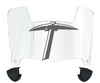 UTEP Miners Mini Football Helmet Visor Shield w/ Clips - PICK VISOR & LOGO COLOR