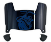 UTEP Miners Mini Football Helmet Visor Shield w/ Clips - PICK VISOR & LOGO COLOR