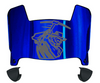 UTEP Miners Mini Football Helmet Visor Shield w/ Clips - PICK VISOR & LOGO COLOR