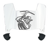 UTEP Miners Mini Football Helmet Visor Shield w/ Clips - PICK VISOR & LOGO COLOR