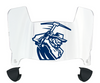 UTEP Miners Mini Football Helmet Visor Shield w/ Clips - PICK VISOR & LOGO COLOR