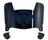 UT Martin Skyhawks Mini Football Helmet Visor Shield w/ Clips - PICK VISOR & LOGO COLOR