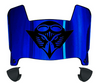 UT Martin Skyhawks Mini Football Helmet Visor Shield w/ Clips - PICK VISOR & LOGO COLOR