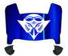 UT Martin Skyhawks Mini Football Helmet Visor Shield w/ Clips - PICK VISOR & LOGO COLOR