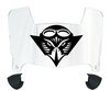 UT Martin Skyhawks Mini Football Helmet Visor Shield w/ Clips - PICK VISOR & LOGO COLOR