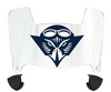 UT Martin Skyhawks Mini Football Helmet Visor Shield w/ Clips - PICK VISOR & LOGO COLOR