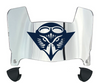 UT Martin Skyhawks Mini Football Helmet Visor Shield w/ Clips - PICK VISOR & LOGO COLOR