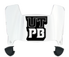 UTPB Falcons Mini Football Helmet Visor Shield w/ Clips - PICK VISOR & LOGO COLOR