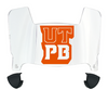 UTPB Falcons Mini Football Helmet Visor Shield w/ Clips - PICK VISOR & LOGO COLOR