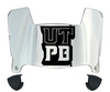 UTPB Falcons Mini Football Helmet Visor Shield w/ Clips - PICK VISOR & LOGO COLOR