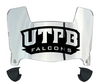 UTPB Falcons Mini Football Helmet Visor Shield w/ Clips - PICK VISOR & LOGO COLOR