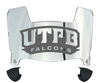 UTPB Falcons Mini Football Helmet Visor Shield w/ Clips - PICK VISOR & LOGO COLOR
