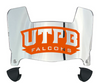 UTPB Falcons Mini Football Helmet Visor Shield w/ Clips - PICK VISOR & LOGO COLOR