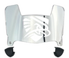 UTPB Falcons Mini Football Helmet Visor Shield w/ Clips - PICK VISOR & LOGO COLOR