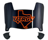UTRGV Vaqueros Mini Football Helmet Visor Shield w/ Clips - PICK VISOR & LOGO COLOR